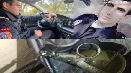 Պարեկները, վտանգելով իրենց կյանքը, բռնել ու վնասազերծել են փախուստի դիմած, մարտական նռնակով զինված Opel-ի վարորդին