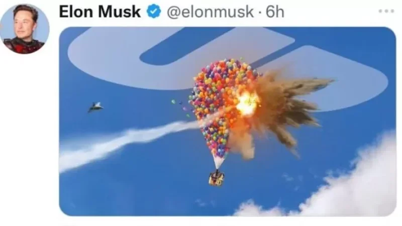 Photo: Musk Appears to Mock US Authorities and Pentagon