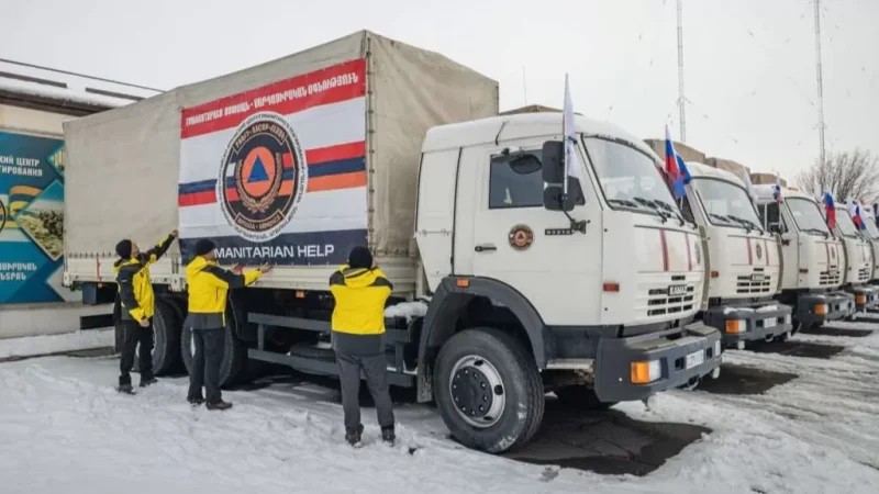 Ռուս-հայկական կենտրոնից  23 տոննա մարդասիրական օգնություն Իրանի` երկրաշարժից տուժած բնակչությանը