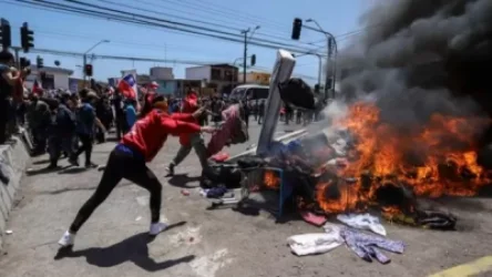 ՏԵՍԱՆՅՈՒԹ. Չիլիում ցուցարարներն այրել են վենեսուելացի փախստականների վրաններն ու իրերը