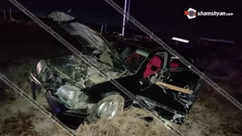 Խոշոր ավտովթար Կատայքի մարզում. 28-ամյա վարորդը Mercedes-ով բախվել է գազախողովակներին. կան վիրավորներ. Shamshyan. com