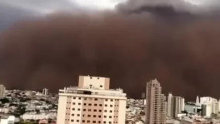 ՏԵՍԱՆՅՈՒԹ. Ավազե մրրիկը ծածկել է Սան Պաուլուն