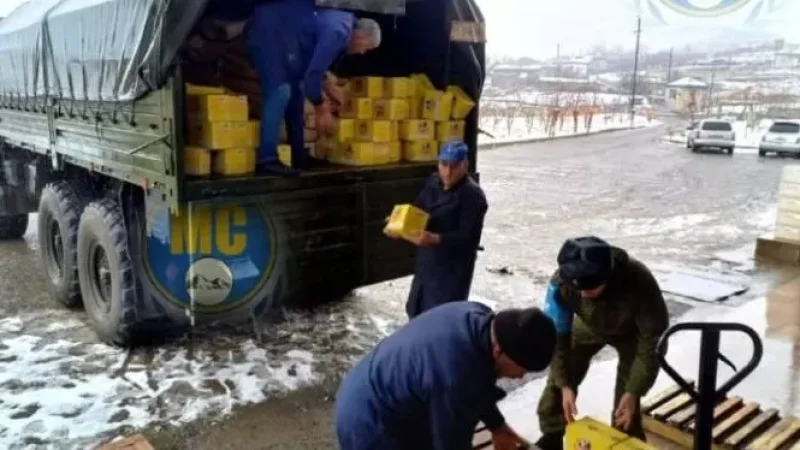 Խաղաղապահները 25 տոննա մարդասիրական օգնություն են տեղափոխել Ստեփանակերտ