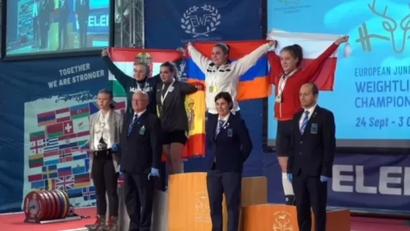 Մարգարիտա Առաքելյանը հռչակվեց ծանրամարտի Եվրոպայի չեմպիոն