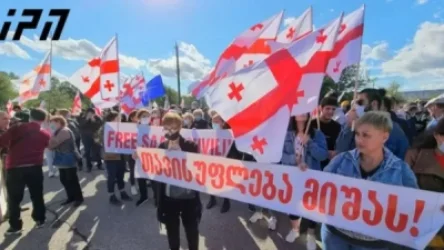 Ռուսթավիում ի աջակցություն Սաակաշվիլիի ցույց է ընթանում