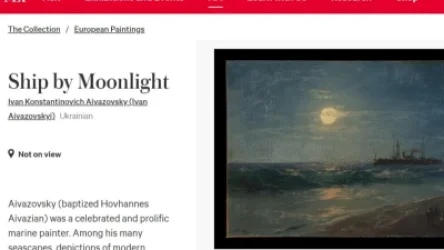 Նյույորքյան Մետրոպոլիտեն թանգարանի կայքը փոխել է Այվազովսկու և Ռեպինի ազգությունը
