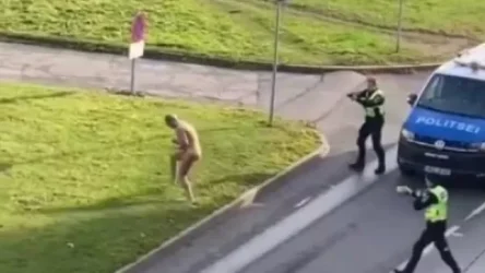 ՏԵՍԱՆՅՈՒԹ. «Մաուգլին»՝ Էստոնիայում.  Իրավապահները բերման են ենթարկել դանակով զինված մերկ տղամարդուն