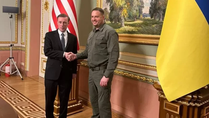 Photos: Sullivan Has Arrived in Kyiv