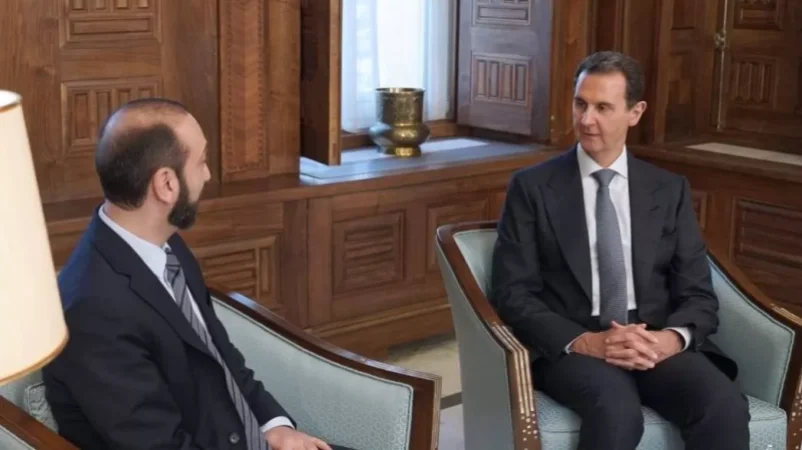 Արարատ Միրզոյանն ու Բաշար ալ-Ասադը հանդիպում են ունեցել․ ինչ է քննարկվել