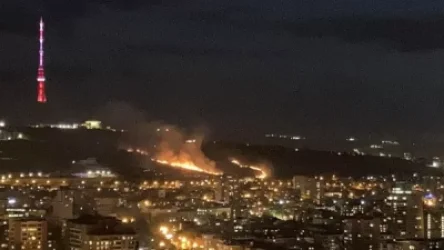 Հեռուստաաշտարակի մոտակայքում հրդեհ է բռնկվել