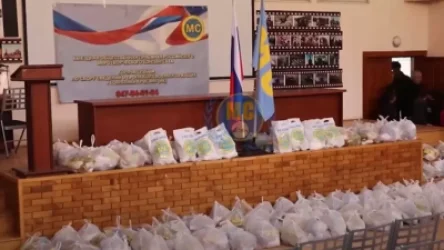 ՏԵՍԱՆՅՈՒԹ.  Ռուս խաղաղապահները Արցախում մարդասիրական օգնություն են բաժանել