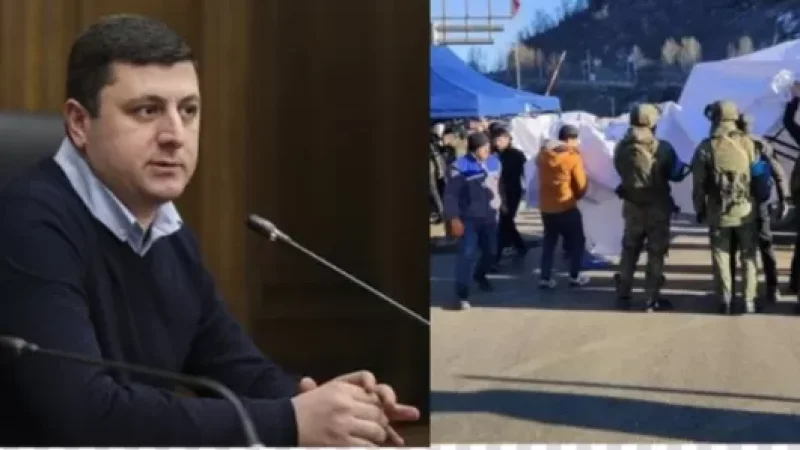 Ադրբեջանցիները գրում են ադրբեջանական հսկիչ անցակետի տեղակայման աշխատանքների մեկնարկի մասին. Աբրահամյան