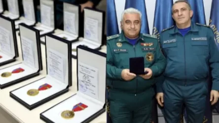 Պարգևատրել են  աղետի գոտում առաքելությունն ավարտած փրկարարներին