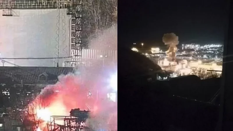 Երկու անօդաչու թռչող սարքեր պայթուցիկներով գրոհել են Կրասնոդարի երկրամասում գտնվող նավթային պահեստը