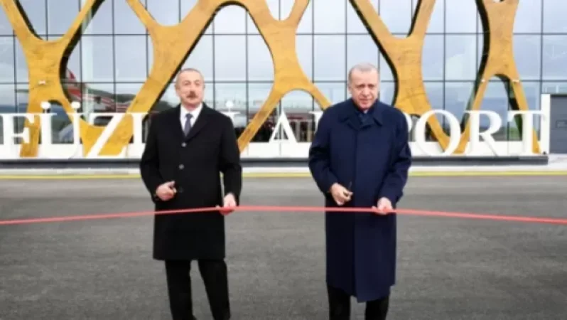 Էրդողանն ու Ալիևը օկուպացված Վարանդայի  նոր օդանավակայանում կտրեցին կարմիր ժապավենը