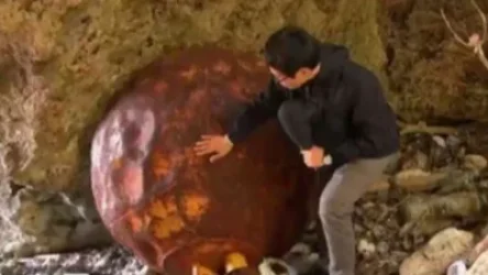 Ճապոնիայի ափին անհայտ ծագման ևս մեկ մետաղական գունդ է հայտնաբերվել