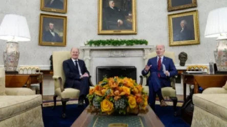 Բայդենն ու Շոլցը Սպիտակ տանը քննարկել են Ուկրաինային տրամադրվող օգնությունը և հակառուսական պատժամիջոցները