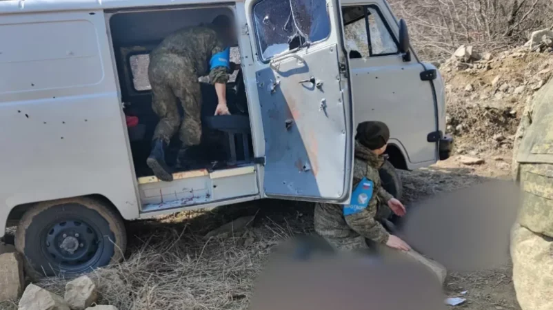 Photos: Azerbaijani Diversion Group Ambushed Near Roadside Forest Area, Artsakh Ministry of Internal Affairs