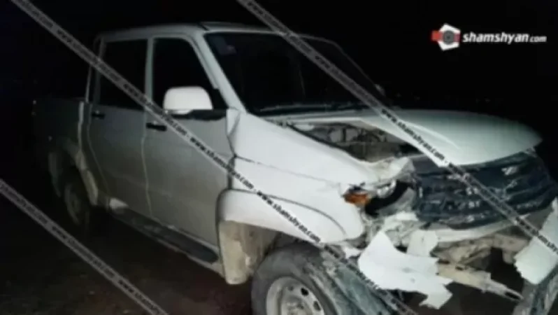 Գեղարքունիքում բախվել են ՍAZ-ն ու Օpel Astra-ն. վերջինս հայտնվել է ձորակում