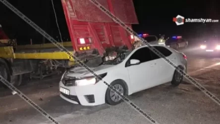 Խոշոր ավտովթար՝ Արմավիրի մարզում. ոստիկանության Մեծամորի բաժնի պետը հոսպիտալացվել է. Shamshyan. com