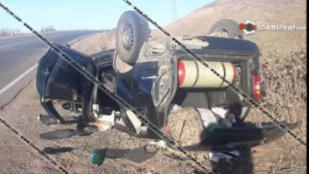 Ողբերգական ավտովթար. ՊՆ N զորամասի ծառայողները վթարի են ենթարկվել. կա 1 զոհ, 2 վիրավոր