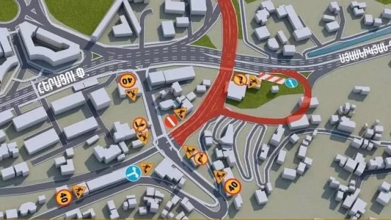 Causes of Traffic Jam in Yerevan: Situation on Saralanj Street