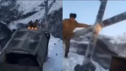 ՏԵՍԱՆՅՈՒԹ. Ադրբեջանցիները մեքենայով քաշել ու տապալել են Քարվաճառում տեղադրված քրիստոնեական խաչը. վանդալիզմ