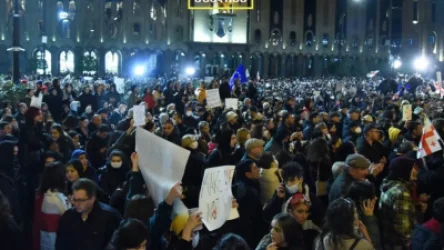 ՏԵՍԱՆՅՈՒԹ․ Կրկին զանգվածային ցույցեր Թբիլիսիում․ ցուցարարները երկու պահանջ ունեն