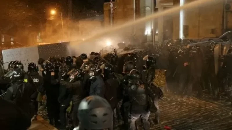 Թբիլիսիում բողոքի ցույցերի ժամանակ բերման ենթարկված բոլոր անձինք բաց են թողնվել․ Վրաստանի ՆԳՆ