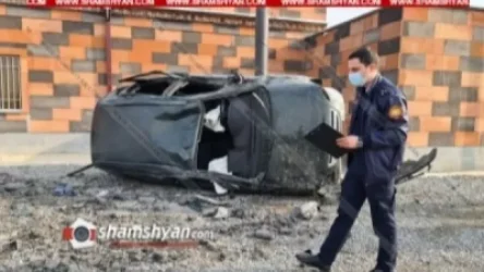 Ողբերգական ավտովթար Արմավիրի մարզում. Opel-ը մի քանի պտույտ շրջվելով, կողաշրջվել է. կա 1 զոհ, 1 վիրավոր