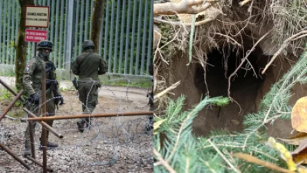 Լեհաստանում՝ Բելառուսի հետ սահմանին, անօրինական թունել է հայտնաբերվել