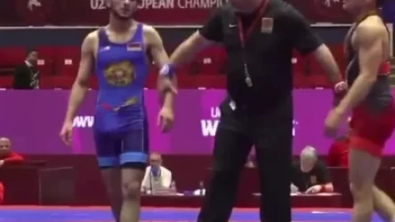 ՏԵՍԱՆՅՈՒԹ. Հայ ըմբիշ Կարապետ Մանվելյանի հաղթանակը` թուրք մրցակցի նկատմամբ