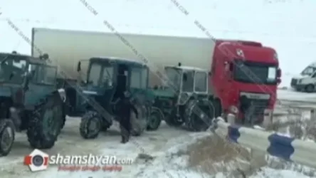 ՏԵՍԱՆՅՈՒԹ. Սպիտակի ոլորաններում մի քանի ժամ էր 2 տասնյակից ավել ավտոմեքենաներ չէին կարողանում շարժվել