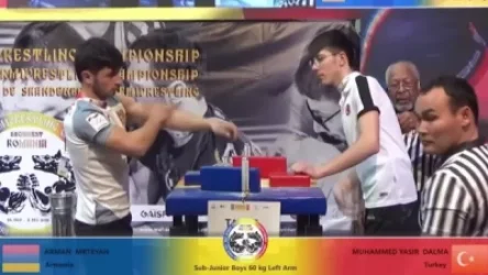 ՏԵՍԱՆՅՈՒԹ. Հայ բազկամարտիկն մեդալ է նվաճել Աշխարհի առաջնությունում