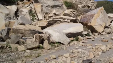 Կորեայի ձոր տանող ճանապարհին տեղի է ունեցել քարաթափում