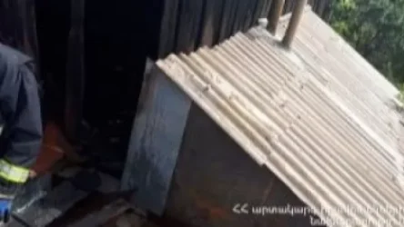 Հրդեհ է բռնկվել Գյումրի քաղաքում՝ Սպանդարյան փողոցում