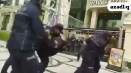 ՏԵՍԱՆՅՈՒԹ․ Ցույց՝ Բաքվում․ ինչպես են վարվում ոստիկանները