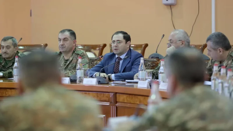 Three-Day Operational Gatherings with the Leadership of the Armenian Armed Forces Launched