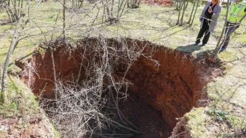 Photos: Cemetery in Turkey Partially Subsided Underground