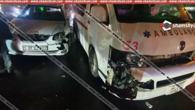 Հերթական ավտովթարը՝  շտապօգնության ավտոմեքենայի մասնակցությամբ. բախվել են Ginbei-ն ու BYD-ը. Shamshyan. com