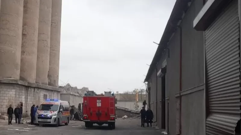 Խաչատուր Սուքիասյանին պատկանող ալրաղաց գործարանում փլուզում է տեղի ունեցել