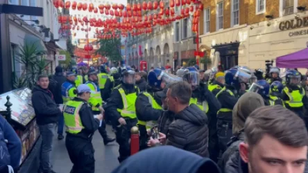 ՏԵՍԱՆՅՈՒԹ. Պաղեստինամետ հանրահավաքից առաջ Լոնդոնում բախումներ են տեղի ունեցել