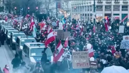 ՏԵՍԱՆՅՈՒԹ. Վիեննայում բողոքի ցույցեր են կորոնավիրուսով պայմանավորված սահմանափակումների դեմ