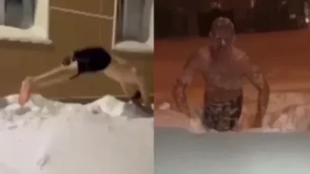 ՏԵՍԱՆՅՈՒԹ. Սախալինում բնակիչները բառի ուղիղ իմաստով լողում են ձյան մեջ