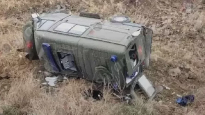 ՊՆ-ից՝ սանիտարական ավտոմեքենայի վթարի մասին