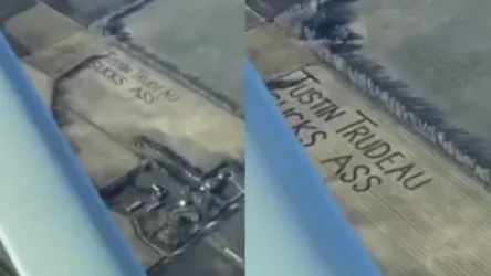 ՏԵՍԱՆՅՈՒԹ. Ֆերմերները վարչապետ Թրյուդոյի հասցեին դաշտում հայհոյանքներ են գրել