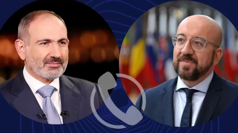 Նիկոլ Փաշինյանն ու Շառլ Միշելը քննարկել են ադրբեջանական կողմի քայլերը