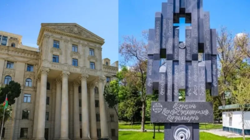 Ադրբեջանում նեղսրտել են «Նեմեսիս» գործողությանը նվիրված արձանի բացման համար