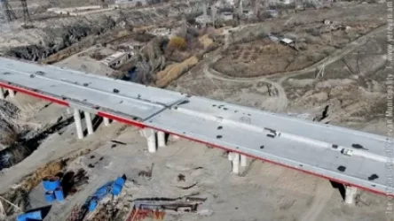 ՏԵՍԱՆՅՈՒԹ․ Երևանի 5-րդ խոշոր կամուրջը գրեթե պատրաստ է