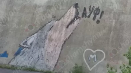 Գոհունակության ճիչ արձակող գորշ գայլի պատկեր է հայտնվել Դավթաշենի կամրջի սկզբնամասում․ Shamshyan